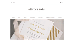 Desktop Screenshot of oliverstwistpaper.com